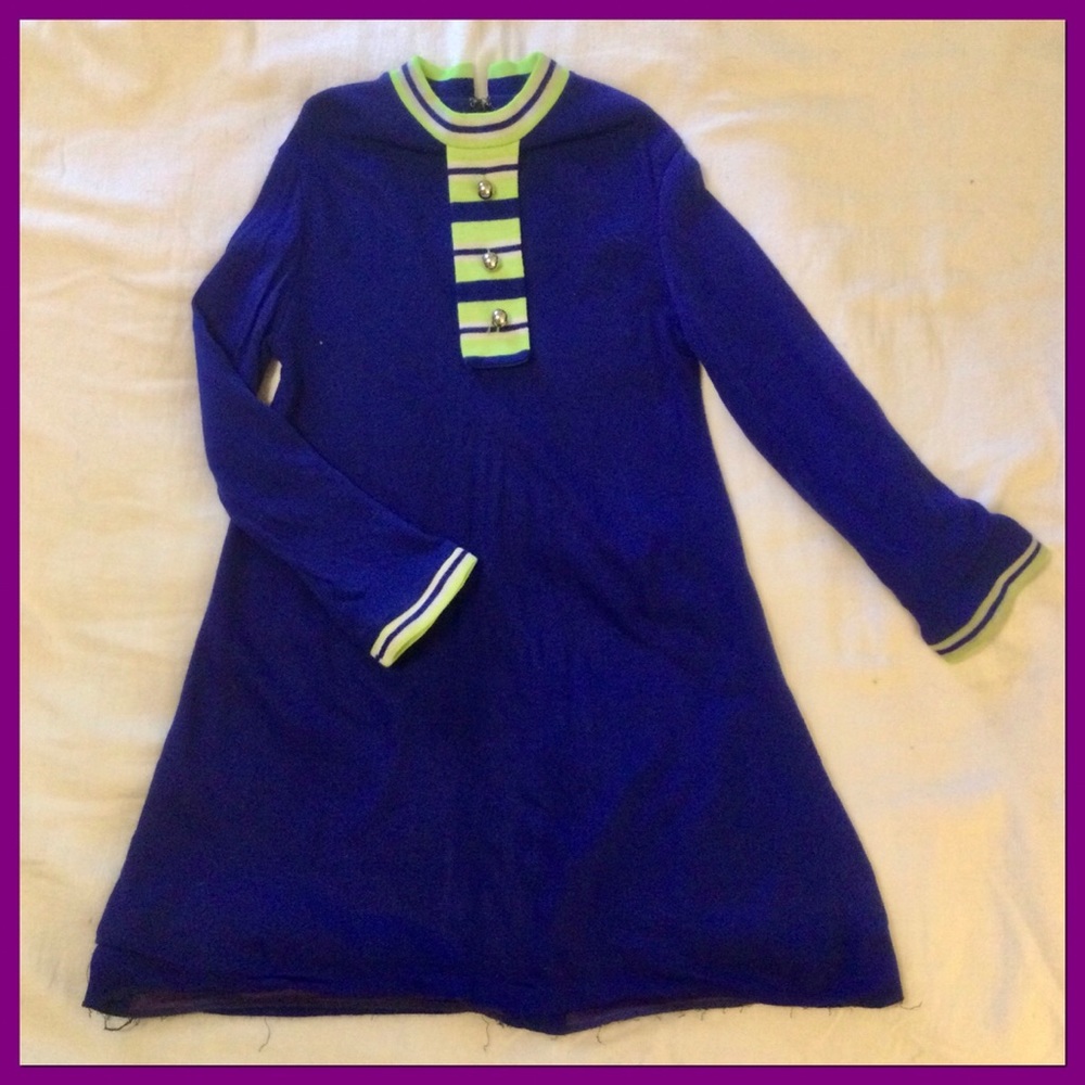 Vtg Dress, sz 6?